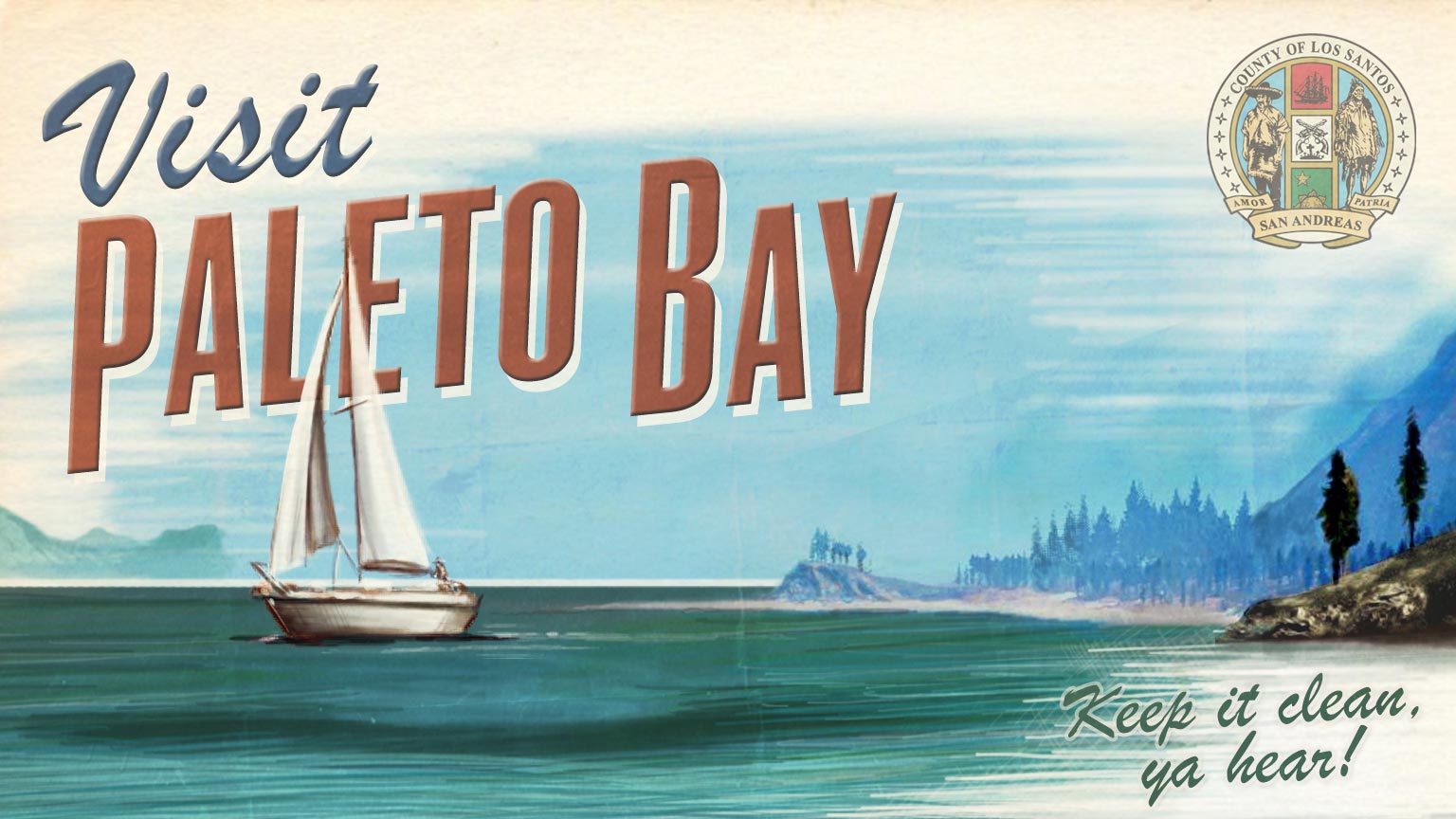 Игровой арт GTA V Paleto Bay (17 сентября 2013) .