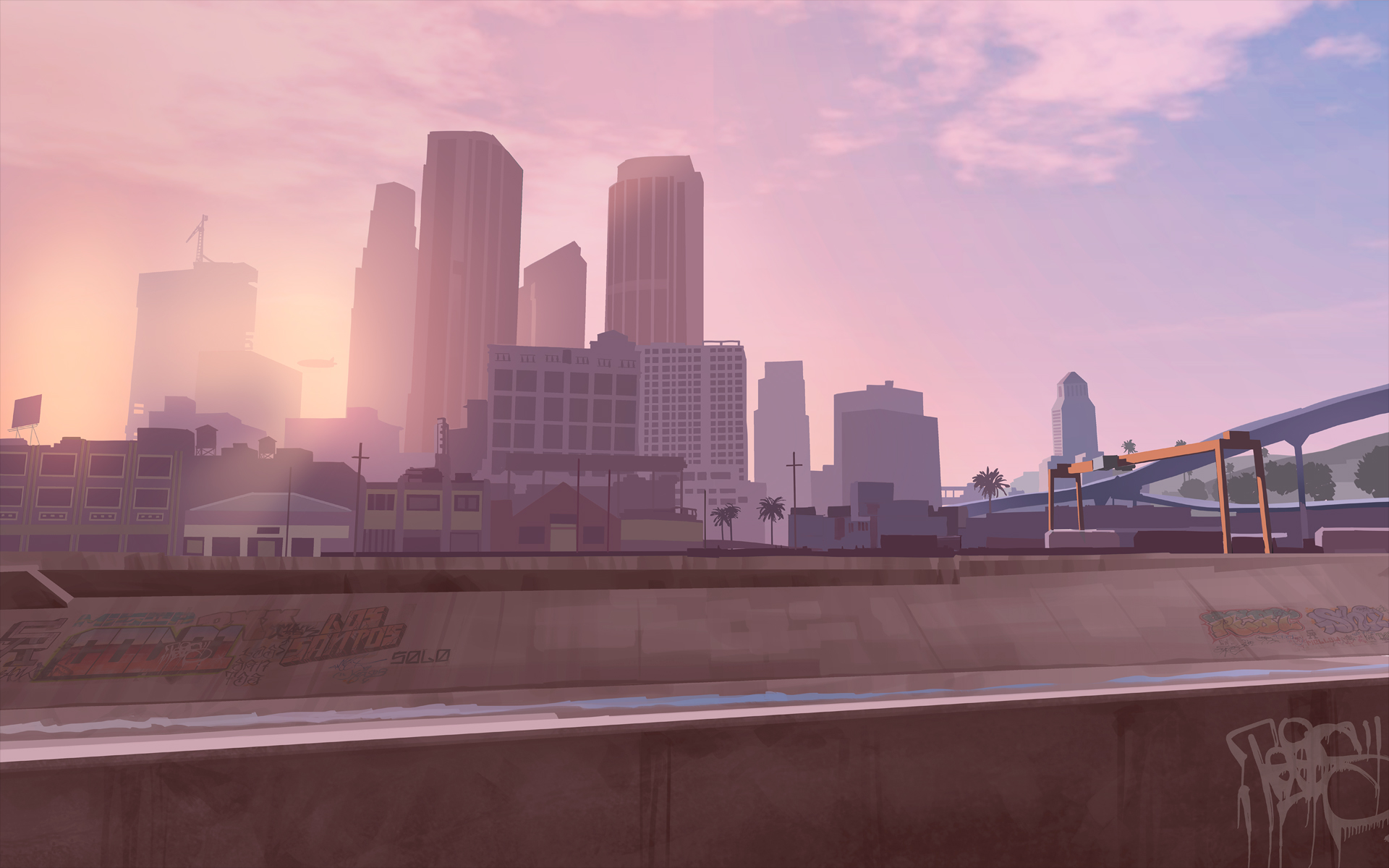Игровой арт Grand Theft Auto V.