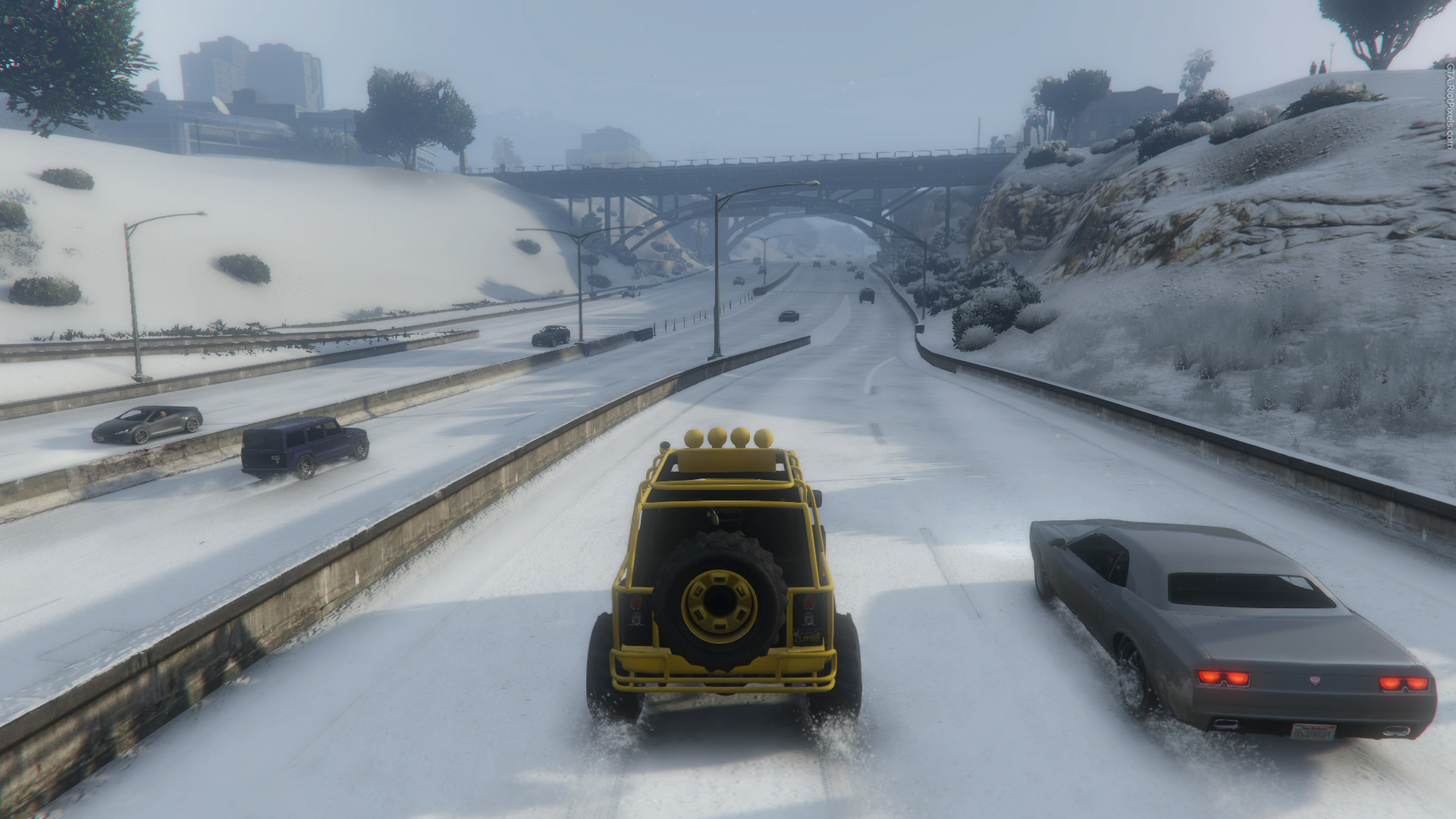 Are there snow in gta 5 фото 45